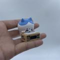 CHIRISTY Sleeping Usagi Chiikawa Twisted Egg Doll Draw Study Chiikawa Usachi Little Hachiji Figure Mini Cartoon Doll Eating Noodles Chiikawa Gashapon Ornament Children's Gift. 