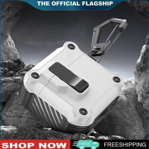 Lock Case for AirPods 4 Cover Full Body Protective Cover Shockproof with Carabiner for Airpod 4th Gen Charging Case 2024