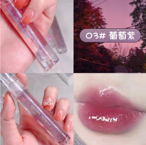 4 Color Transparent Lip Gloss Lip Cosmetics Makeup Mirror Water Lip Gloss/lip Glaze Moisturizing Lip Gloss/liquid Lipstick