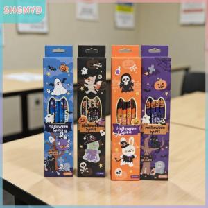 【SHGMYD】 ดินสอธีมฮาโลวีน12ชิ้น เซ็ตสำหรับเด็กวันเกิดปาร์ตี้ฮาโลวีนของขวัญการ์ตูนฟักทองผีดินสอสำหรับรางวัลโรงเรียน