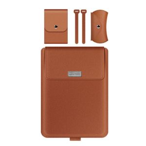 MIIQNUS Dày hơn Túi đựng laptop 5 trong 1 Siêu mỏng Không từ tính Túi bảo vệ máy tính bảng Túi đựng máy tính xách tay Dung lượng lớn Vỏ bọc cho giá đỡ laptop Sử dụng khi đi du lịch