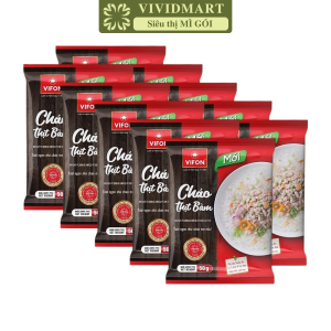 [SET 10 GÓI] - VIFON - Cháo Vifon 50g 3 vị: Gà Cá Thịt bằm Cháo Vifon ăn liền Cháo Vifon gói nhỏ ăn liền (50g/gói)