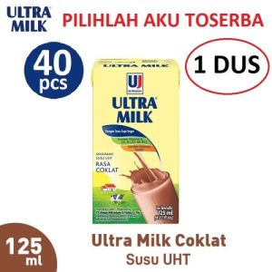 Susu Ultra Coklat (Cokelat) - 125 ml - (1 DUS ISI 40)