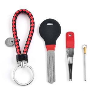 Fishhook Whetstone mài móc câu trau dồi hai mặt grits mài thép không gỉ móc tập tin