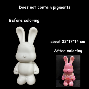 bside.ph DIY Fluid Bearbrick Handmade Violent Bear Personality Model Ornaments Fluid Material Liquid Graffiti Toys White Fluid bearDIY Violent Bear Models for Drawing and Painting Graffiti