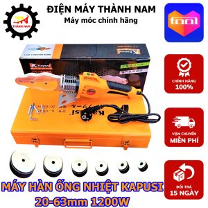 Máy hàn ống nhiệt Kapusi Japan đầu hàn phi 20 đến 63mm thiết bị hàn ống PPR chuyên dụng cho thợ điện nước