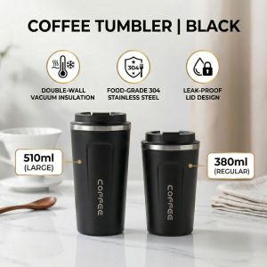 304 Stainless Steel Coffee Mug 380ML 510ML Leak Proof Thermos Cup Travel Car Tumbler Keep Hot Cold Vacuum Flask