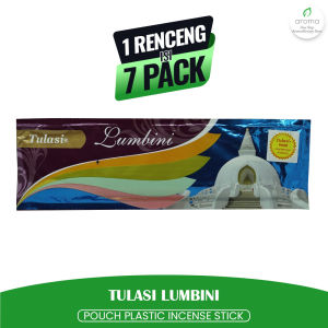 Dupa India Aromaterapi Pouch Plastic - Tulasi Lumbini 35 Sticks