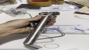 Chân Chống Nghiêng inox 304  ( combo kèm ốc + lò xo)