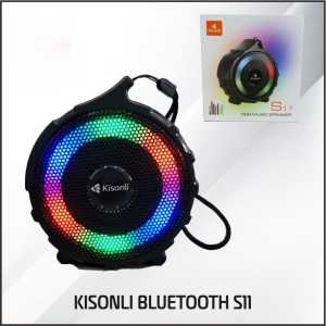 KISONLI Speaker Bluetooth Portable S11 Mini Wireless With Colored Lights Suitable For Game Scene