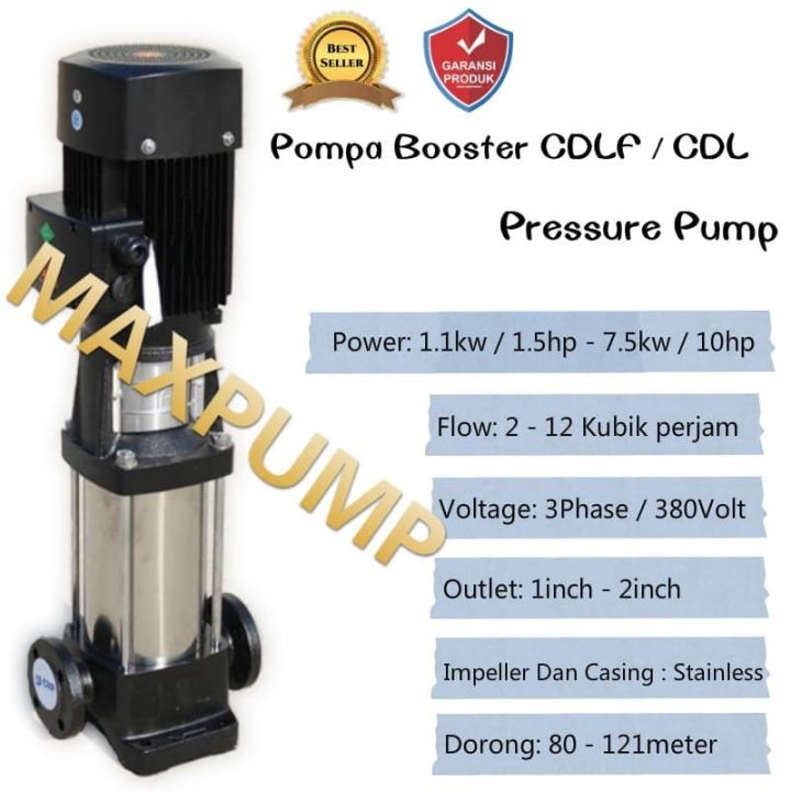 Pressure Pump Booster Pump 40CDL862.2 (Vertical Multistage Pump) 380v