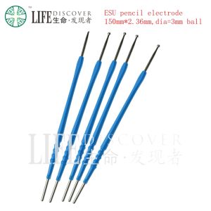 5PCS Electrosurgical 3mm ball Electrode 150mm*2.36mm Diathermy Pencils Disposable Electro Surgical Pencil ESU Cautery Pencil High Frequency Electro Surgical Machine