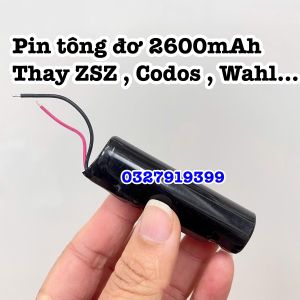 Pin tông đơ ZSZ dung lượng lớn 2600 mAh
