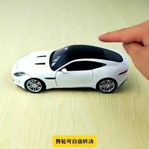 2024Welly 1:24 Jaguar F-type Coupe Alloy Car Model Diecasts & Toy Vehicles Collect Car Toy Boy Birthday Gifts