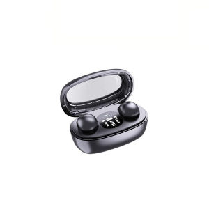 Painless Wearing LED Digital Display Sleep Smaller Headphone For Android IOS Invisible Earphones