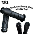 YAMAHA AEROX V2 TR1 BLACK STOCK HANDLE GRIP WITH BAR END. 