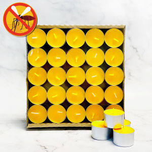 SG Seller Smokeless Tea Light Candle Butter Candle High Quality 4/8 hours Plant-based Candles For Home Use Gentle Tea-making Smokeless And Odorless Perfect For Romantic Birthday Parties