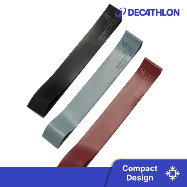 Decathlon Pilates Mini Resistance Bands (3-Pack) Nyamba 3-Pack