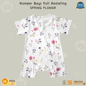 BABYLEON Jumpsuit Bayi 0-18 Bulan Full Resleting Jumsuit Bayi DS-130 Jumpsuit Bayi Lengan Pendek Cotton Double Knit Baby Sleepsuit Baju Tidur Bayi Pakaian Bayi Baju Harian Anak Bayi