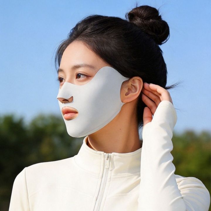 NOVELLEO%20Breathable%20Ice%20Silk%20%20Summer%20Thin%20Face%20Cover%20Adjustable%20UV%20Protection%20Face%20Shield%20Women/Girls%20-%20Image%208