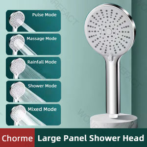 Shower Head Water Saving 5 Modes Adjustable High Pressure Showerhead Handheld Spray Nozzle Bathroom Accessories