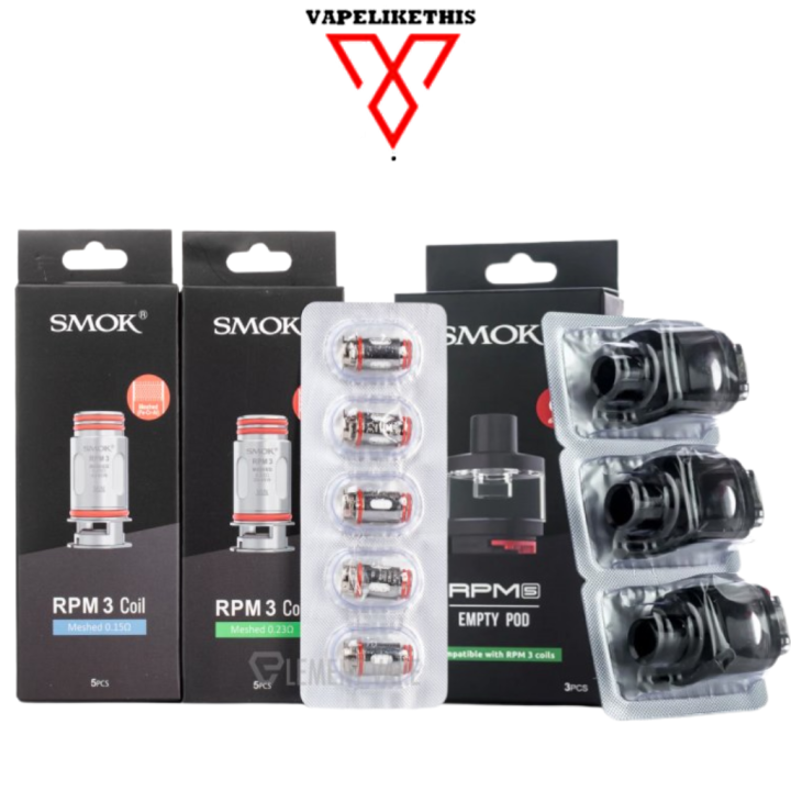 VapeLikeThis Original Smok RPM 5 Replacement Cartridge 6.5ml RPM 3 Replacement Coils 0.15 0.23 Occ Coil - Lazada | Lazada VapeLikeThis Original Smok RPM 5 Replacement Cartridge 6.5ml RPM 3 Replacement Coils 0.15 0.23 Occ Coil - Lazada | Lazada