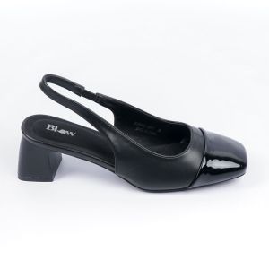 Blow Emira Classic Slingback Block Heels Square Toe Pantofel 5 cm BLWHEEL 0001