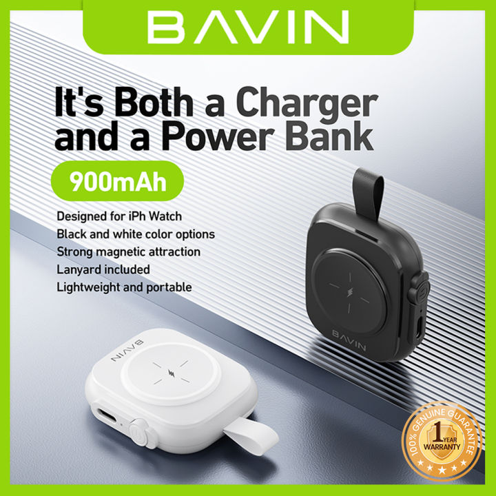 BAVIN PC1081 Portable Travel Wireless Magnetic Charger Power Bank