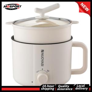 【Free Shipping】 Easy-to-Use 1.8L Electric Multi Cooker with Non-Stick Inner Pot for Noodles Soup and Porridge Kitchen Convenience