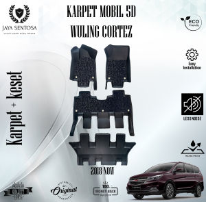 Misima Karpet Mobil 5D Wuling Cortez 2018 - 2024 + Alas Kaki Karpet 7D New Model Fullset