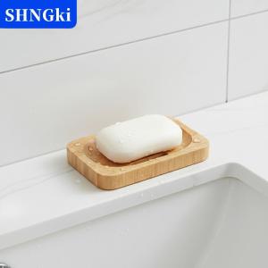 SHNGki Tre Xà Phòng Khay 2 Lớp Bằng Gỗ Tre Tự Nhiên Xà Phòng Chủ Với Nhanh Chóng Thoát Nước Khe Cắm Cho Phòng Tắm Kệ