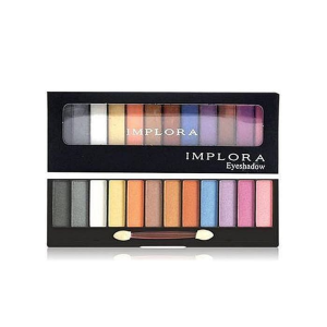 𝗝𝗨𝗡𝗞𝗜𝗘 𝗠𝗔𝗞𝗘𝗨𝗣 - Implora Eyeshadow Palette Implora Eyeshadow Blush On Palette Palet Eye Shadow