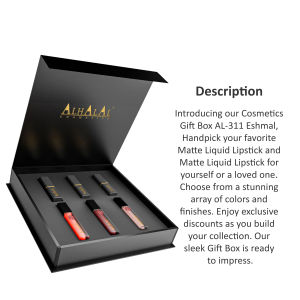 ALHALAL COSMETICS ESHMAL AL-311 6PCS GIFT BOX SET (MATTE LIPSTICK/LIQUID LIPSTICK)