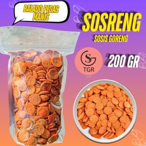 CEMILAN SOSIS GORENG RASA BALADO PEDAS MANIS - 200GR