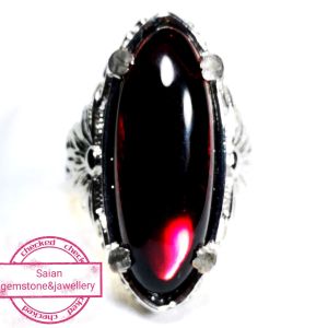 Batu cincin akik permata kecubung wulung model pandan kristal hight Quality
