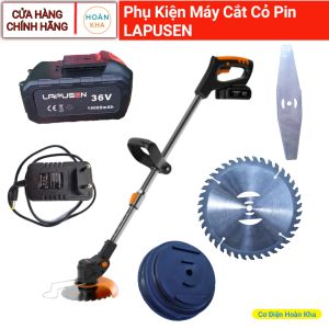 Phụ kiện máy cắt cỏ pin 6in 1800w pin 36v lưỡi dao lưỡi cưa động cơ sạc bát gang bát cước cắt cỏ