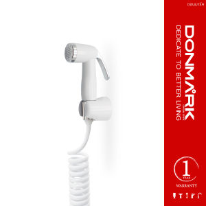 DONMARK ชุดสายฉีดชำระพร้อมสาย ยืดหดได้ 2 เมตร สีดำ และสีขาว รุ่น BM-811