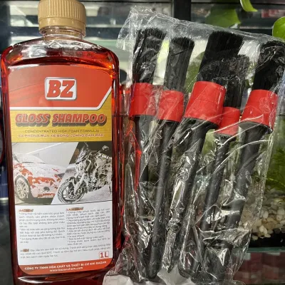 Bộ 5 Cây Chổi Cọ 5 Kích Thước Vệ Sinh Xe Máy Ô Tô Cọ Rửa Xe Chi Tiết Khoang Máy Mâm Xe Nội Thất- Cam kết chính hãng
