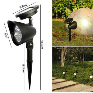 Solar Spotlights Outdoor IP65 Waterproof Brightness Adjustable Spot Light Garden Decor Lamp