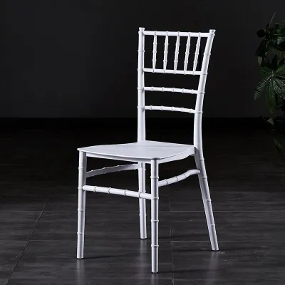 FURNIMALL Chiavari Chair PP Wedding chair Kerusi kenduri jamuan kahwin / Restaurant Chair Kerusi Plastic Outdoor Chair