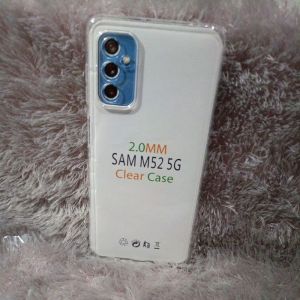 SoftCase Casing Samsung M52 5G Silikon Bening Transparan TPU SPACE