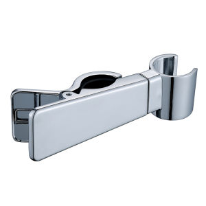 ทองเหลือง Bracket Shower Rail Bracket Chrome-Plated ที่วางหัวฝักบัวอาบน้ำปรับห้องน้ำอุปกรณ์เสริม Universal