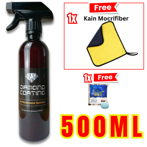 500ml Diamond Coating [BIG BOTTLE] Ceramic Quick Coating Spray Car Polish Headlamp