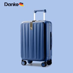 Danke Top Load Signature 24inch H9860-24 - Koper 24in Buka Atas Anti Gores Baret Pecah Tahan Banting Peyok Ringan 4 Roda Kuat Putar 360 derajat Bagasi Pesawat Tas Traveling Makeup