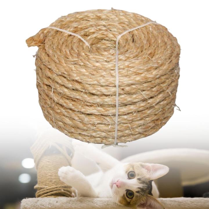Meowhouse Twisted Sisal Rope Cat Scratcher Post DIY Thick Jute