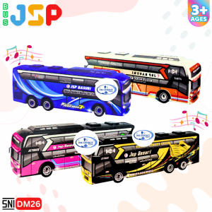 OG Mainan Bus JSP Basuri Musik Lampu DM26