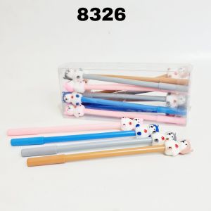 SOS Bolpen Gel Fancy+Topper(12pc)/Pulpen/Pen Jel/Balpen/Ballpoint