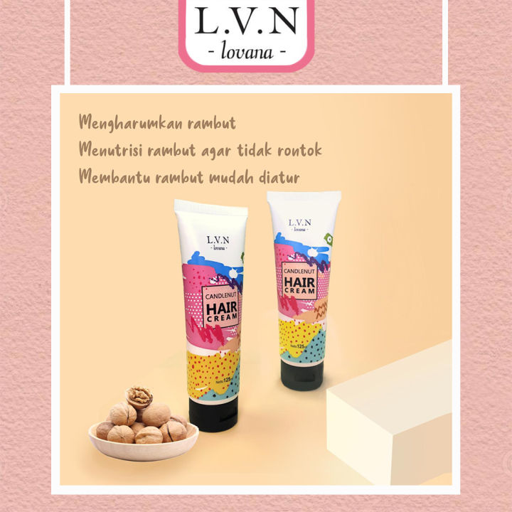 Lovana Hair Cream Candlenut 125 gr