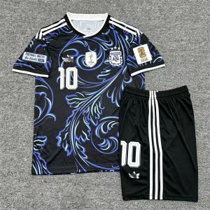 AU2026 World Cup Argentina Spain France Brazil Germany and Childrens Football Uniform Set with Number Printing