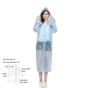 Jas Hujan Dewasa Pria dan Wanita Raincoat EVA Polos Polkadot Ponco Dan Motif FHLC